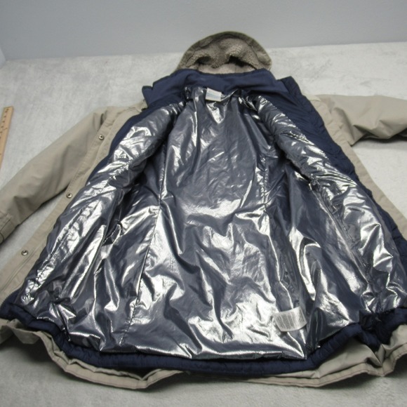 Columbia Jacket‎ Womens Small Cream Interchange Omni Heat Puff Liner 3 In 1 - Picture 1 of 16